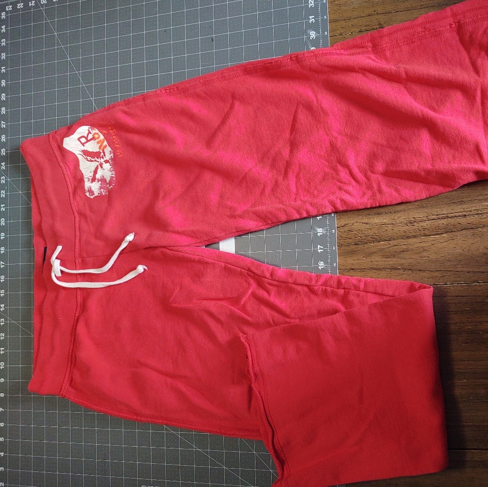 Warm straight-leg sweatpants